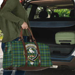Scottish Cranstoun Clan Tartan Travel Bag - Crest Classic Scottish Plaid Tartan Plaid
