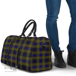Scottish Clelland Modern Clan Tartan Travel Bag - Classic Scottish Plaid Tartan Plaid
