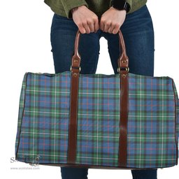 Scottish MacPhail Hunting Ancient Clan Tartan Travel Bag - Classic Scottish Plaid Tartan Plaid