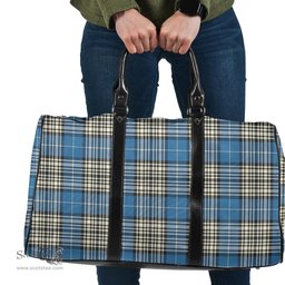 Scottish Napier Ancient Clan Tartan Travel Bag - Classic Scottish Plaid Tartan Plaid