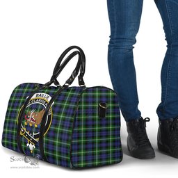 Scottish Baillie Modern Clan Tartan Travel Bag - Crest Classic Scottish Plaid Tartan Plaid