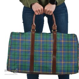 Scottish Carmichael Ancient Clan Tartan Travel Bag - Classic Scottish Plaid Tartan Plaid