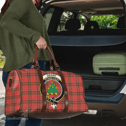Scottish Grant Weathered Clan Tartan Travel Bag - Crest Classic Scottish Plaid Tartan Plaid