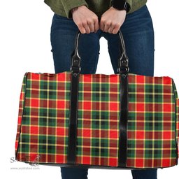 Scottish MacLachlan Hunting Modern Clan Tartan Travel Bag - Classic Scottish Plaid Tartan Plaid
