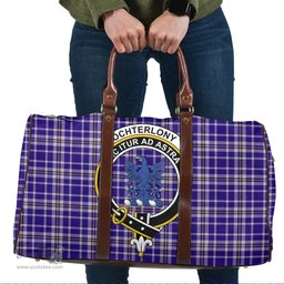 Scottish Ochterlony Clan Tartan Travel Bag - Crest Classic Scottish Plaid Tartan Plaid