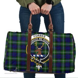 Scottish Forbes Modern Clan Tartan Travel Bag - Crest Classic Scottish Plaid Tartan Plaid