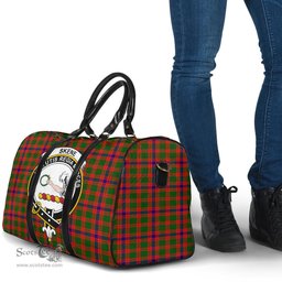 Scottish Skene Modern Clan Tartan Travel Bag - Crest Classic Scottish Plaid Tartan Plaid