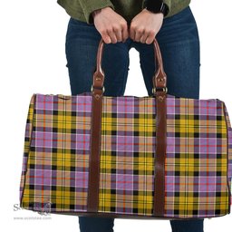 Scottish Culloden Ancient Clan Tartan Travel Bag - Classic Scottish Plaid Tartan Plaid