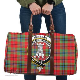 Scottish MacLean of Duart Modern Clan Tartan Travel Bag - Crest Classic Scottish Plaid Tartan Plaid