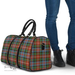 Scottish Caledonia Ancient Clan Tartan Travel Bag - Classic Scottish Plaid Tartan Plaid