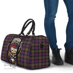 Scottish MacDonald Modern Clan Tartan Travel Bag - Crest Classic Scottish Plaid Tartan Plaid