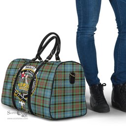 Scottish Paisley District Clan Tartan Travel Bag - Crest Classic Scottish Plaid Tartan Plaid