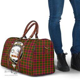 Scottish Skene Modern Clan Tartan Travel Bag - Crest Classic Scottish Plaid Tartan Plaid