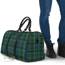 Scottish Stewart Hunting Modern Clan Tartan Travel Bag - Classic Scottish Plaid Tartan Plaid