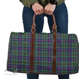 Scottish Wood Modern Clan Tartan Travel Bag - Classic Scottish Plaid Tartan Plaid