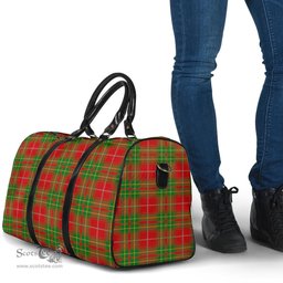 Scottish Burnett Ancient Clan Tartan Travel Bag - Classic Scottish Plaid Tartan Plaid
