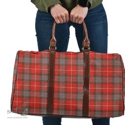Scottish Fraser Weathered Clan Tartan Travel Bag - Classic Scottish Plaid Tartan Plaid