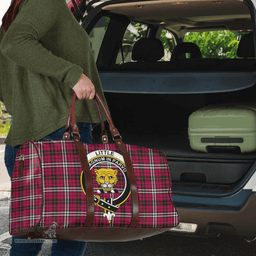 Scottish Little Clan Tartan Travel Bag - Crest Classic Scottish Plaid Tartan Plaid