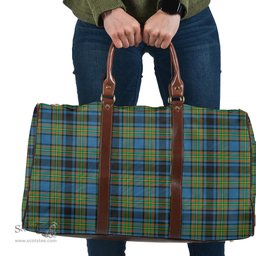 Scottish Gillies Ancient Clan Tartan Travel Bag - Classic Scottish Plaid Tartan Plaid
