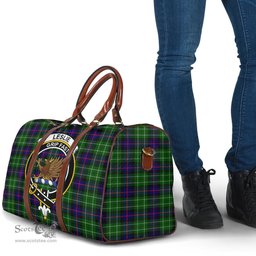 Scottish Leslie Hunting Clan Tartan Travel Bag - Crest Classic Scottish Plaid Tartan Plaid