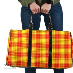 Scottish MacLeod of Raasay Clan Tartan Travel Bag - Classic Scottish Plaid Tartan Plaid