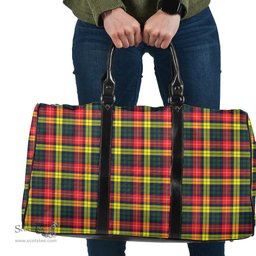 Scottish Buchanan Modern Clan Tartan Travel Bag - Classic Scottish Plaid Tartan Plaid