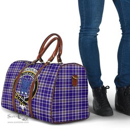 Scottish Ochterlony Clan Tartan Travel Bag - Crest Classic Scottish Plaid Tartan Plaid