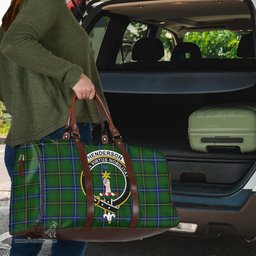 Scottish Henderson Modern Clan Tartan Travel Bag - Crest Classic Scottish Plaid Tartan Plaid