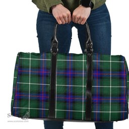 Scottish MacDonald of the Isles Hunting Modern Clan Tartan Travel Bag - Classic Scottish Plaid Tartan Plaid