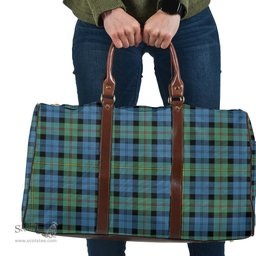Scottish MacEwen Ancient Clan Tartan Travel Bag - Classic Scottish Plaid Tartan Plaid