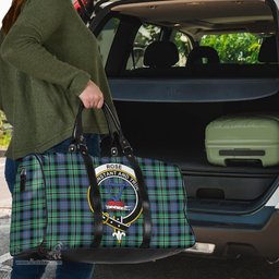 Scottish Rose Hunting Ancient Clan Tartan Travel Bag - Crest Classic Scottish Plaid Tartan Plaid