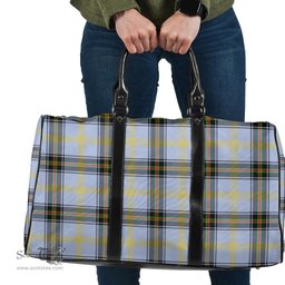 Scottish Bell of the Borders Clan Tartan Travel Bag - Classic Scottish Plaid Tartan Plaid