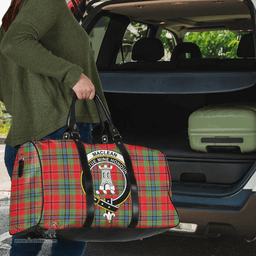 Scottish MacLean of Duart Modern Clan Tartan Travel Bag - Crest Classic Scottish Plaid Tartan Plaid