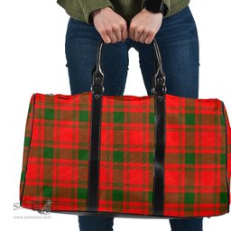 Scottish MacQuarrie Modern Clan Tartan Travel Bag - Classic Scottish Plaid Tartan Plaid