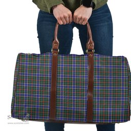 Scottish Ogilvie Hunting Modern Clan Tartan Travel Bag - Classic Scottish Plaid Tartan Plaid