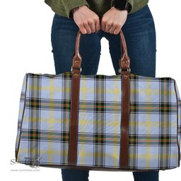 Scottish Bell of the Borders Clan Tartan Travel Bag - Classic Scottish Plaid Tartan Plaid