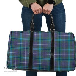 Scottish Douglas Modern Clan Tartan Travel Bag - Classic Scottish Plaid Tartan Plaid