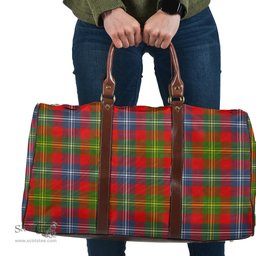 Scottish Forrester Clan Tartan Travel Bag - Classic Scottish Plaid Tartan Plaid