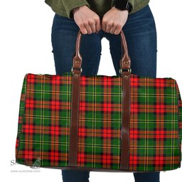 Scottish Blackstock Clan Tartan Travel Bag - Classic Scottish Plaid Tartan Plaid