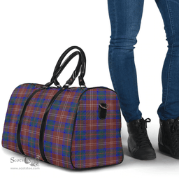 Scottish Chisholm Hunting Modern Clan Tartan Travel Bag - Classic Scottish Plaid Tartan Plaid