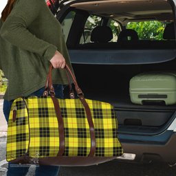 Scottish MacLeod of Lewis Modern Clan Tartan Travel Bag - Classic Scottish Plaid Tartan Plaid
