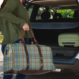 Scottish Balfour Blue Clan Tartan Travel Bag - Classic Scottish Plaid Tartan Plaid