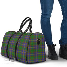 Scottish Strange of Balkaskie Clan Tartan Travel Bag - Classic Scottish Plaid Tartan Plaid