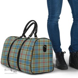 Scottish Balfour Blue Clan Tartan Travel Bag - Classic Scottish Plaid Tartan Plaid