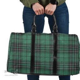 Scottish MacLean Hunting Ancient Clan Tartan Travel Bag - Classic Scottish Plaid Tartan Plaid