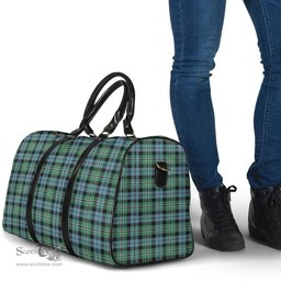 Scottish Melville Clan Tartan Travel Bag - Classic Scottish Plaid Tartan Plaid