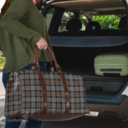 Scottish MacKay Weathered Clan Tartan Travel Bag - Classic Scottish Plaid Tartan Plaid