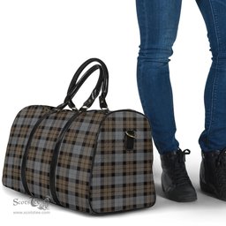 Scottish MacKay Weathered Clan Tartan Travel Bag - Classic Scottish Plaid Tartan Plaid