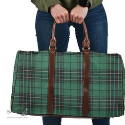 Scottish MacLean Hunting Ancient Clan Tartan Travel Bag - Classic Scottish Plaid Tartan Plaid