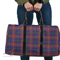 Scottish Chisholm Hunting Modern Clan Tartan Travel Bag - Classic Scottish Plaid Tartan Plaid